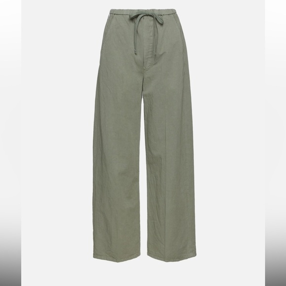 Citizens of Humanity Aurora Pull-On Cotton&Hemp Pants Nova/Olive Very gd cond M - Picture 5 of 6